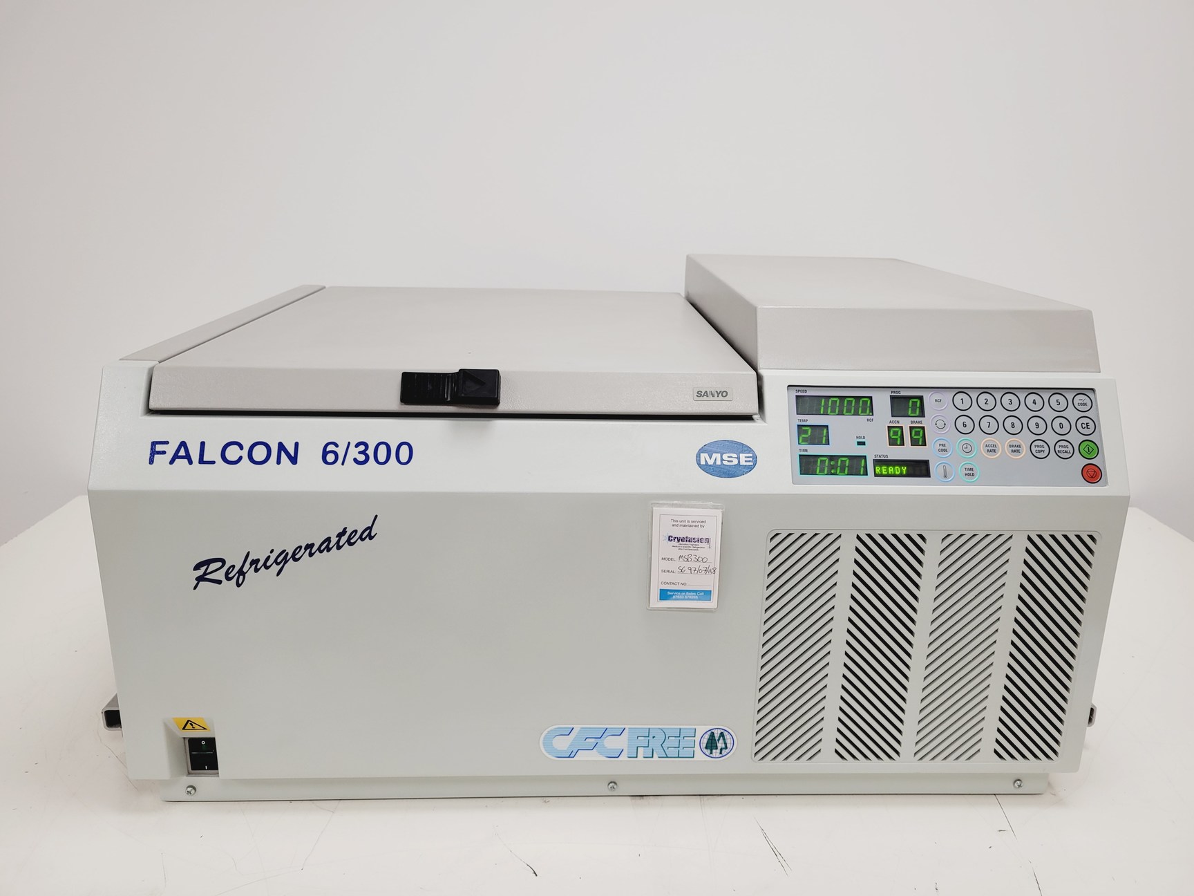 Image of MSE Refrigerated Centrifuge  Model - Falcon 6/300 with 4700RPM Rotor Lab
