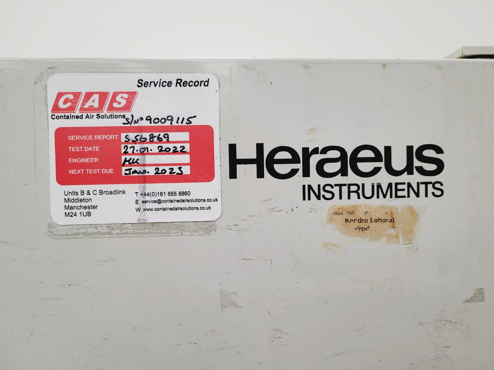 Image of Heraeus Benchtop Laboratory Incubator  Type - B 5060 EK-CO2 Lab