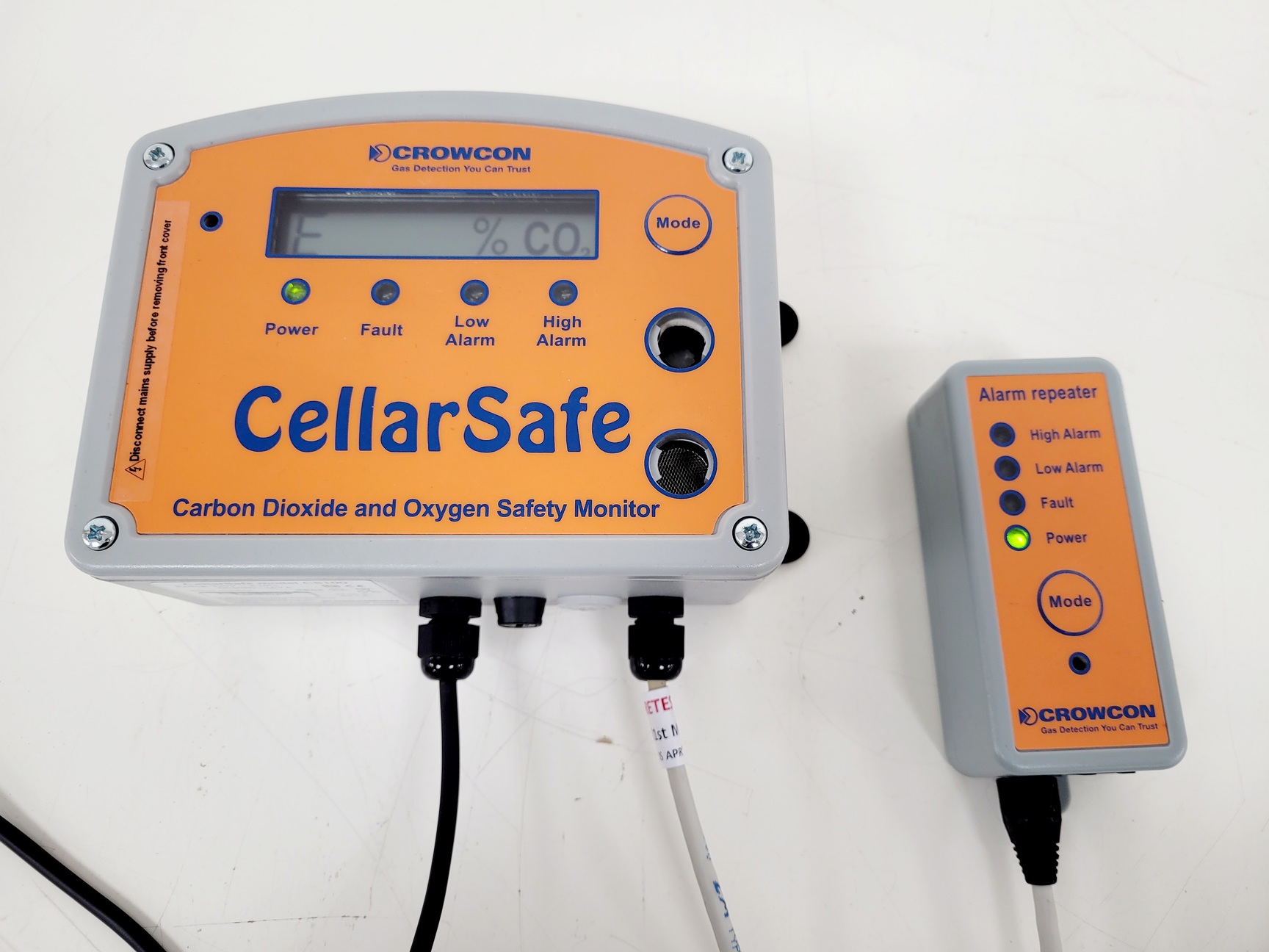 Crowcon O2 Meter Crowcon CellarSafe Carbon Dioxide & Oxygen Safety Monitor Model - CS100 Lab
