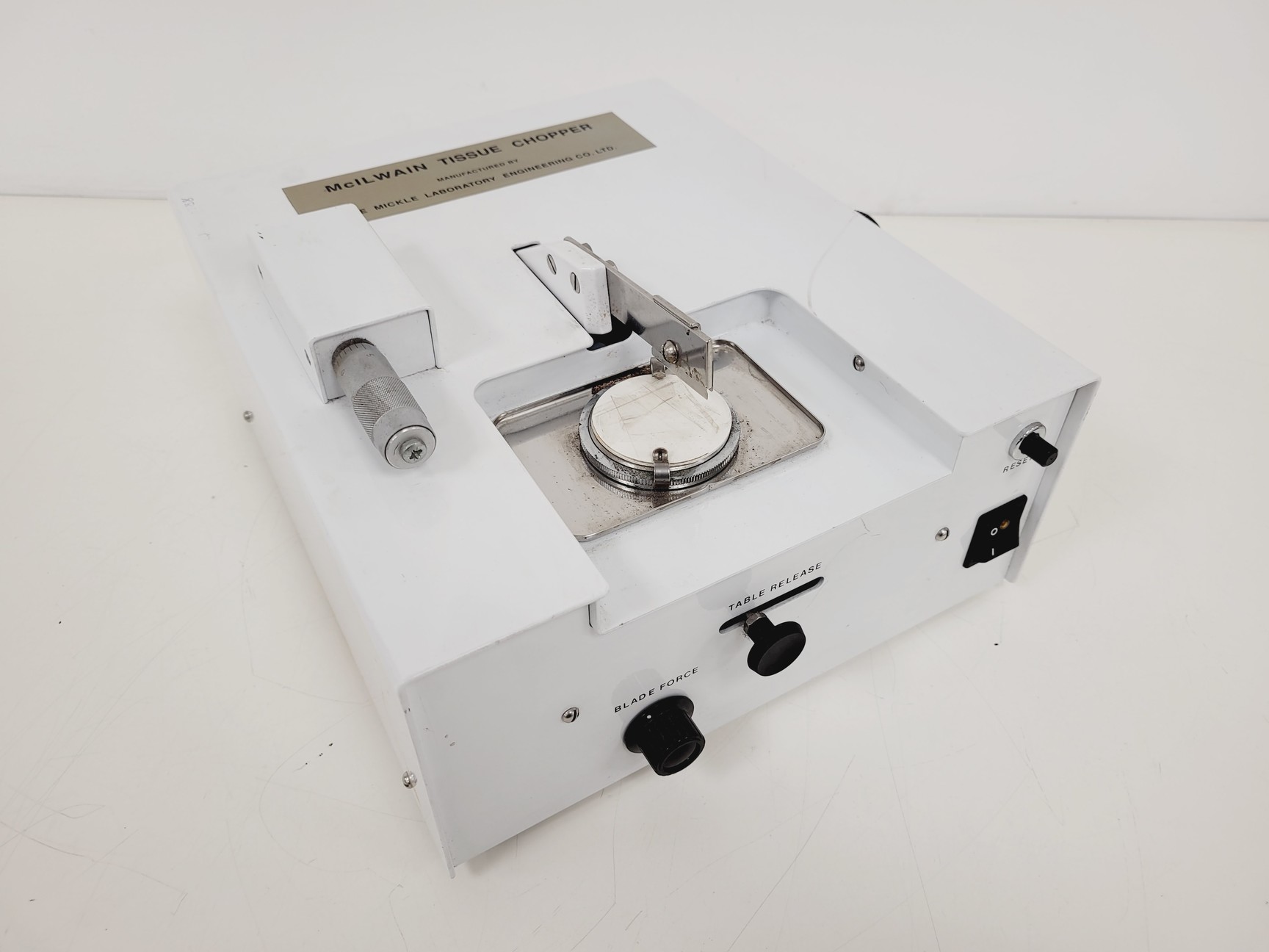 Image of Mickle Laboratory McIlwain Tissue Chopper  Model - MTC-1 Lab