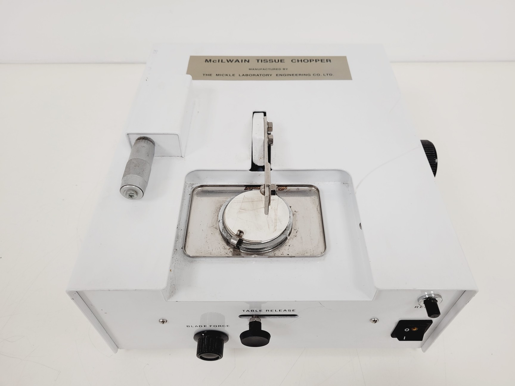Image of Mickle Laboratory McIlwain Tissue Chopper  Model - MTC-1 Lab