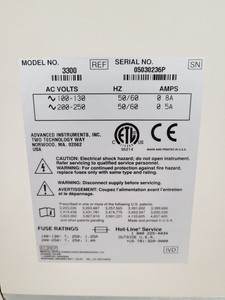 Thumbnail image of Advanced Instruments Micro-Osmometer  Model - 3300 Lab