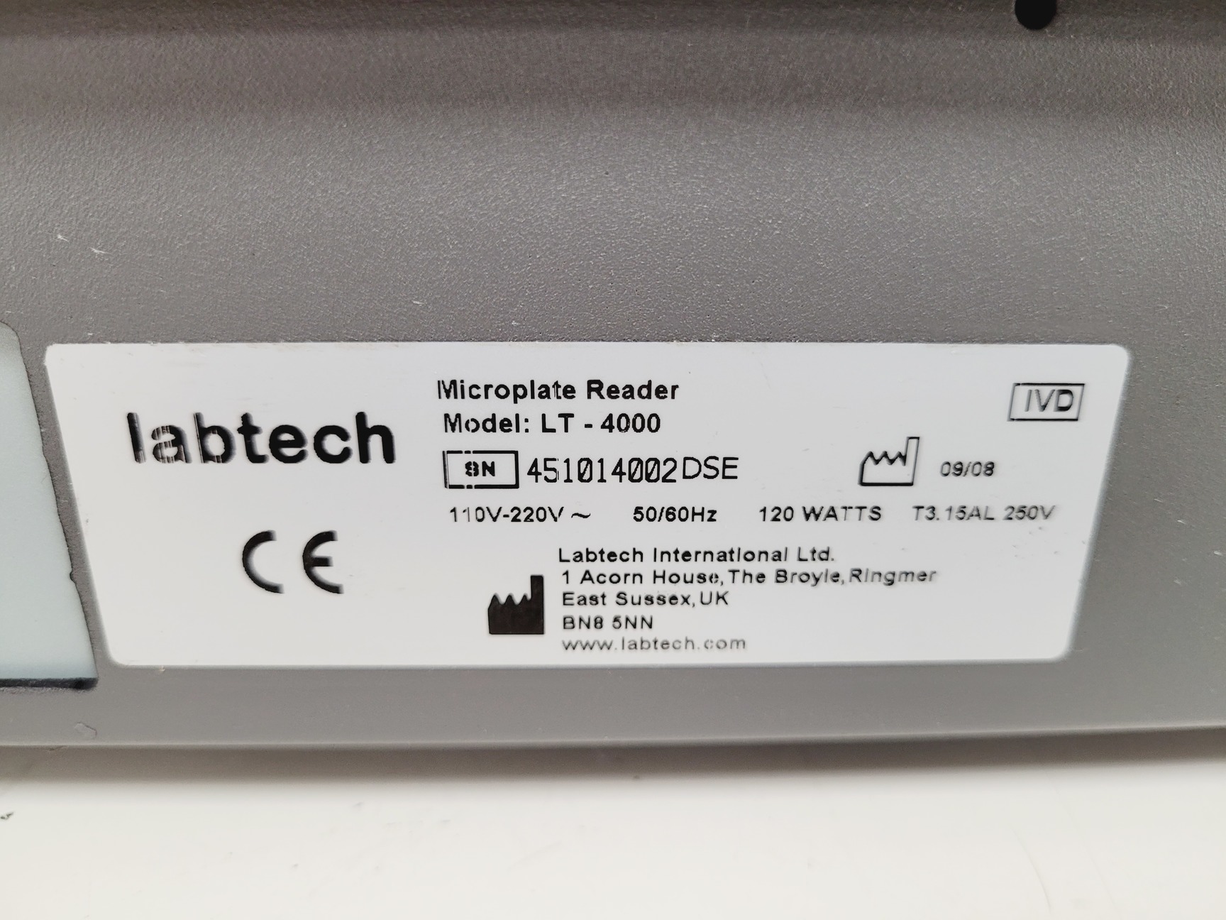 Image of Labtech Microplate Reader  Model - LT-4000 Lab