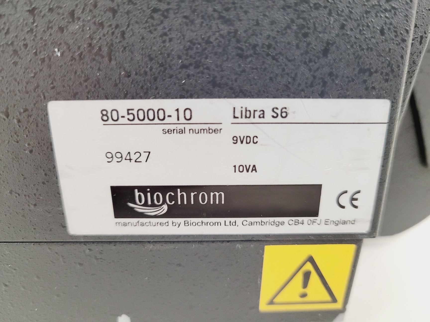 Image of Biochrom Libra S6 Visible Spectrophotometer Lab