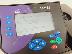 Thumbnail image of Biochrom Libra S6 Visible Spectrophotometer Lab (Calibration Fail)