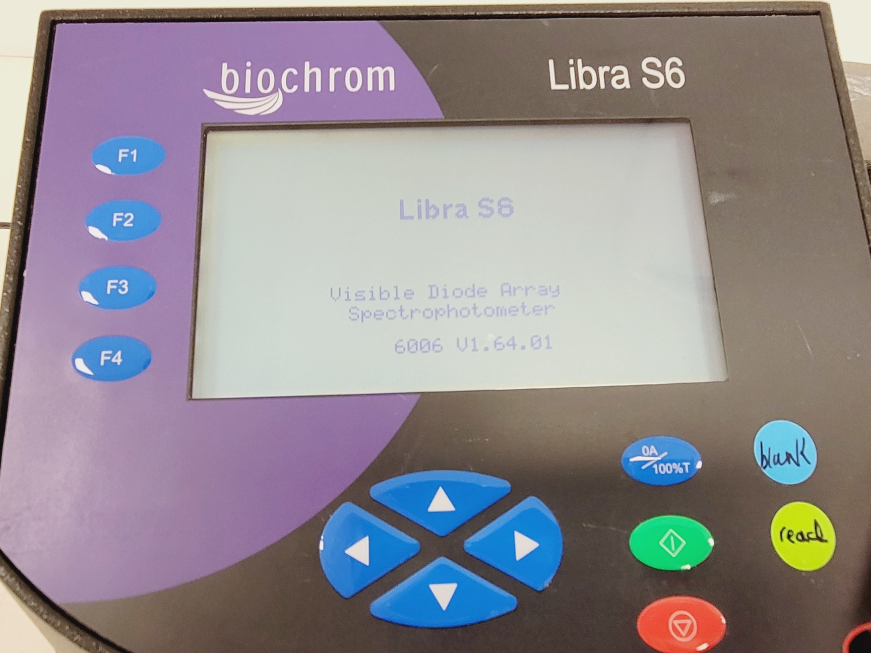 Image of Biochrom Libra Model S6 Spectrophotometer Lab Spares