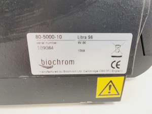 Thumbnail image of Biochrom Libra Model S6 Spectrophotometer Lab Spares