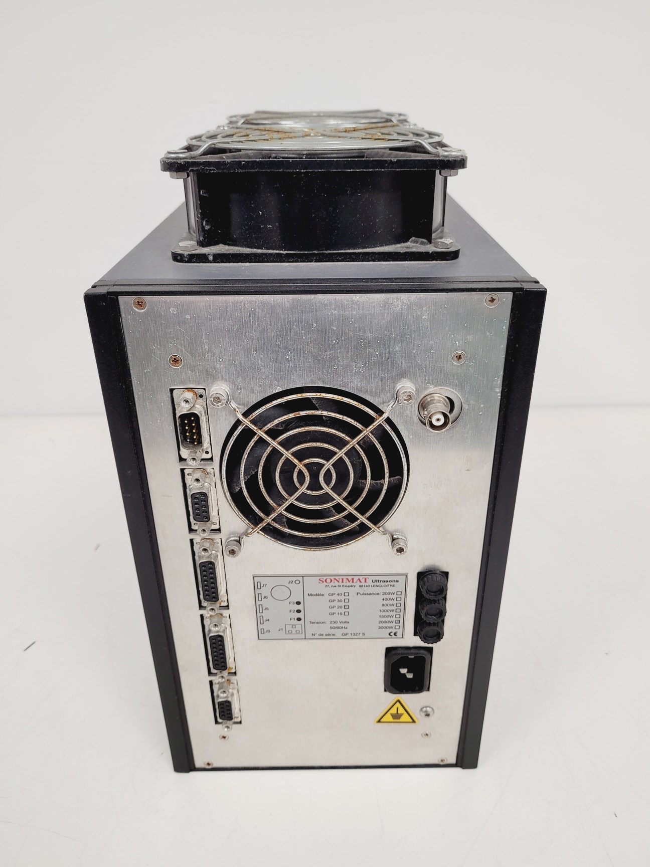 Image of Sonimat Ultrasons GP20 with Monitor/Terminal Ultrasoic Welding Controller Lab