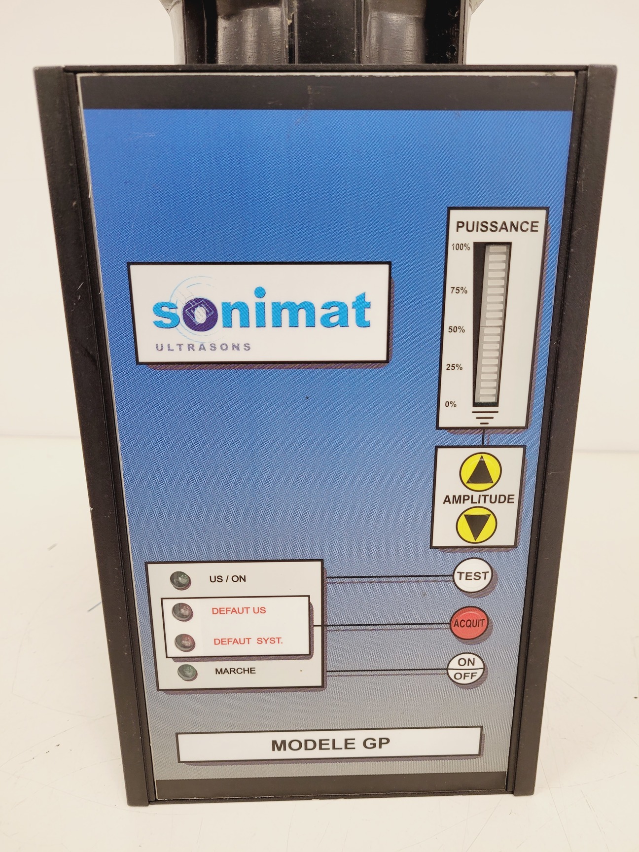 Image of Sonimat Ultrasons GP20 with Monitor/Terminal Ultrasoic Welding Controller Lab