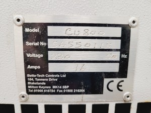 Thumbnail image of Betta-Tech CU800 Heater/Chiller Circulator Unit Lab