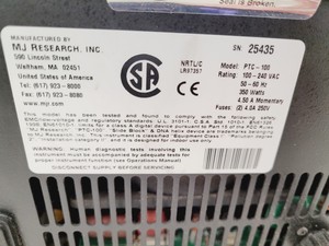 Thumbnail image of MJ Research Programmable Thermal Controller (Cycler)  Model - PTC-100