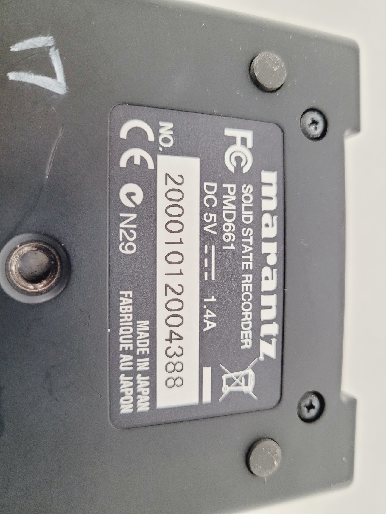 Image of 7 x Marantz PMD661 Professional Solid State Recorders with 1 Microphone/SD Card 