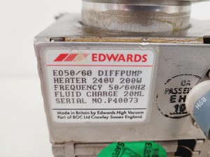 Thumbnail image of Edwards EO50/60 Diffusion Pump Lab