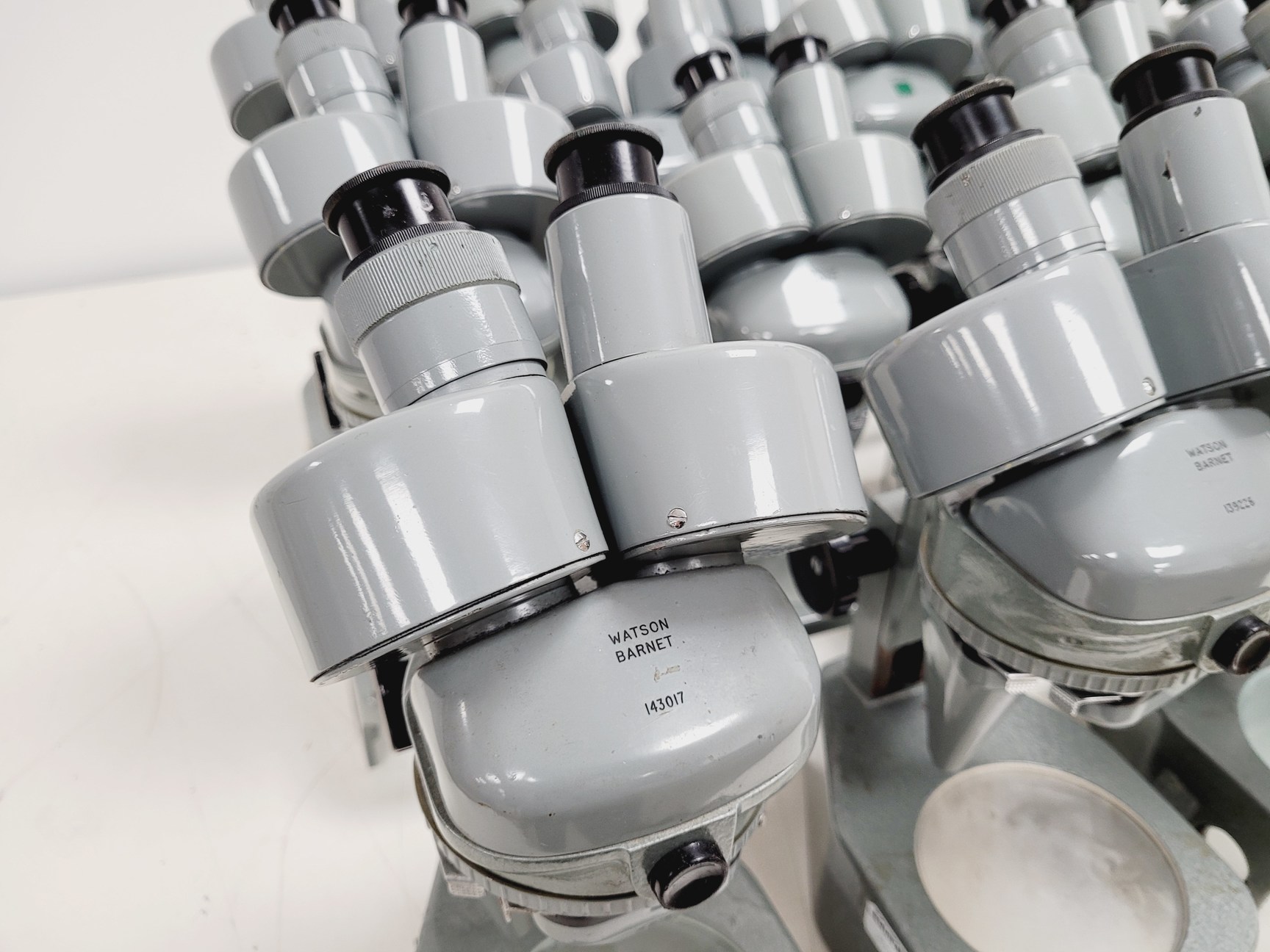 Image of Job Lot 26 x Watson Barnet Binocular Stereo Microscopes Lab