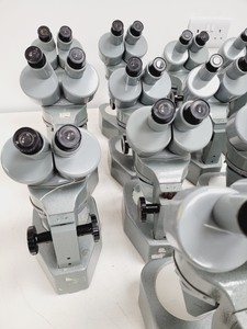 Thumbnail image of Job Lot 26 x Watson Barnet Binocular Stereo Microscopes Lab