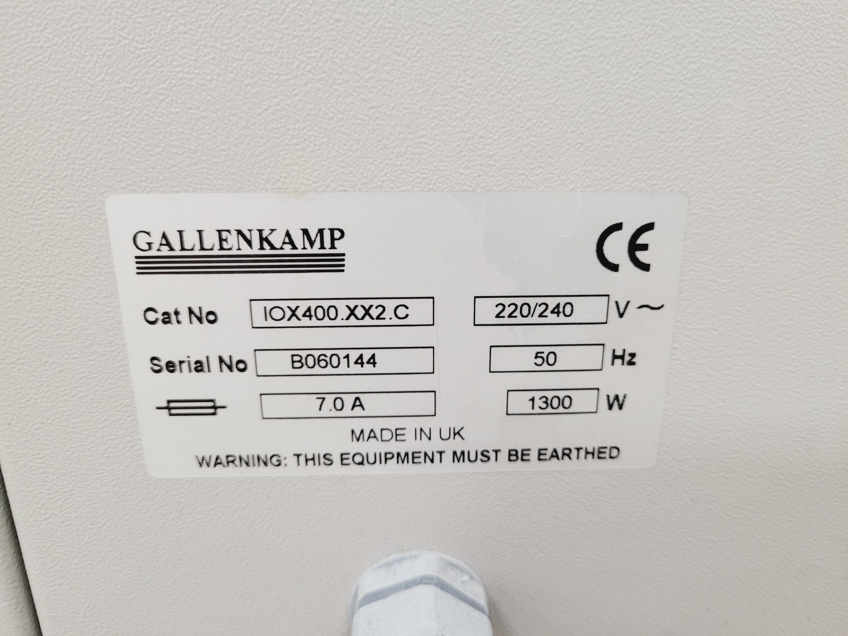 Image of Gallenkamp Shaking Incubator Cat no. IOX400.XX2.C Lab