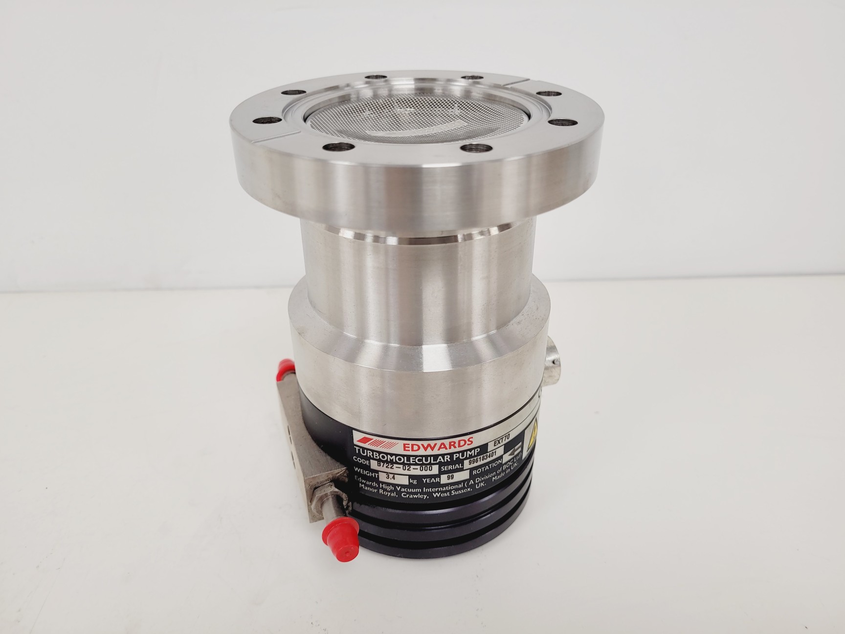 Image of Edwards Turbomolecular Pump EXT70 Code - B722-02-000 Lab