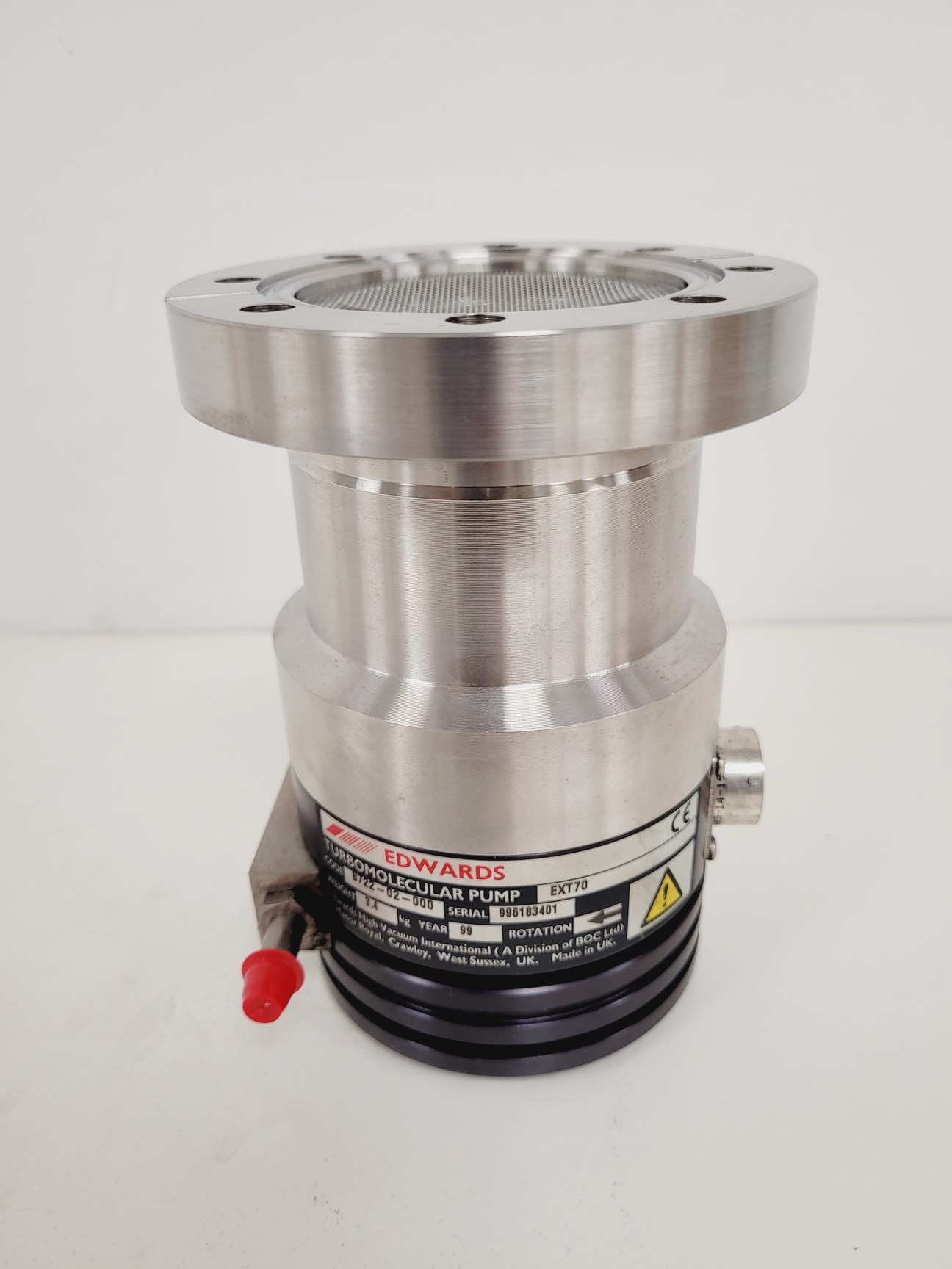 Image of Edwards Turbomolecular Pump EXT70 Code - B722-02-000 Lab