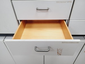 Thumbnail image of Job Lot Lab Cupboards & Drawers  D 55.5 W 100.5 H 82.5cm Grey Laboratory