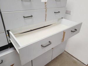 Thumbnail image of Job Lot Lab Cupboards & Drawers  D 55.5 W 100.5 H 82.5cm Grey Laboratory