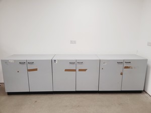 Thumbnail image of Job Lot Lab Cupboards & Drawers  D 55.5 W 100.5 H 82.5cm Grey Laboratory