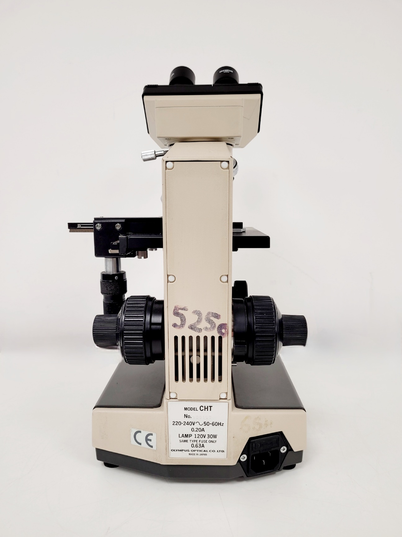 Image of Olympus CH2 CHT Binocular Laboratory Microscope with 3 x Objectives Lab