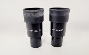 Thumbnail image of 16x Philip Harris Binocular Laboratory Microscopes - All with 4 x Objectives Lab