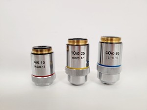 Thumbnail image of 16x Philip Harris Binocular Laboratory Microscopes - All with 4 x Objectives Lab