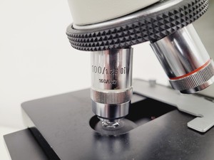 Thumbnail image of 16x Philip Harris Binocular Laboratory Microscopes - All with 4 x Objectives Lab
