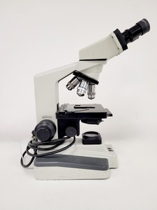 Thumbnail image of 16x Philip Harris Binocular Laboratory Microscopes - All with 4 x Objectives Lab