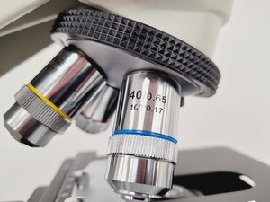 Thumbnail image of 16x Philip Harris Binocular Laboratory Microscopes - All with 4 x Objectives Lab