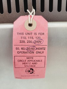 Thumbnail image of Coulter ZM Cell Counter,  S.ST.II Sampling Stand & V.C.U. VWII Vacuum Container 