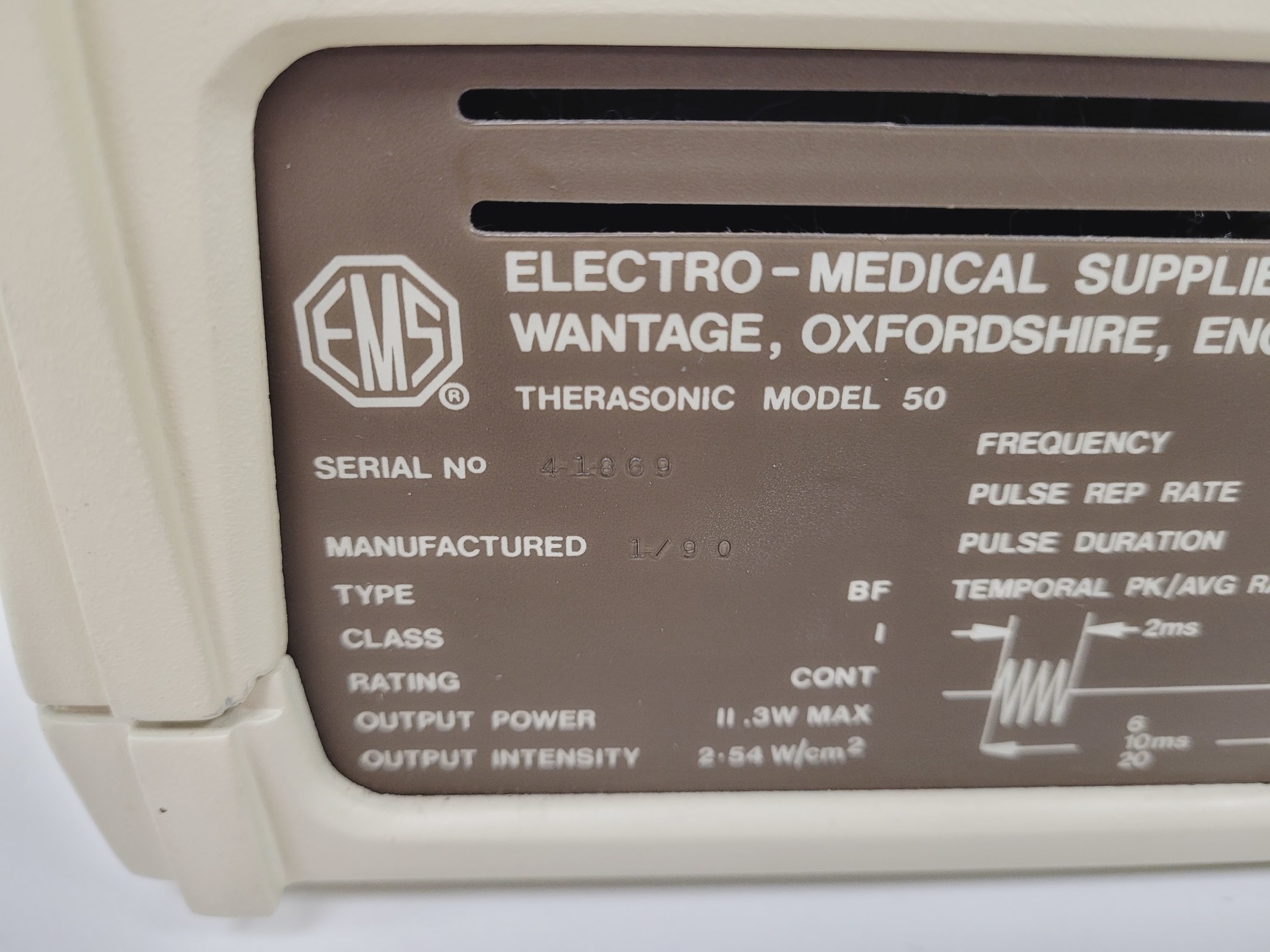 Image of EMS Therasonic Machine Model 1032 Lab