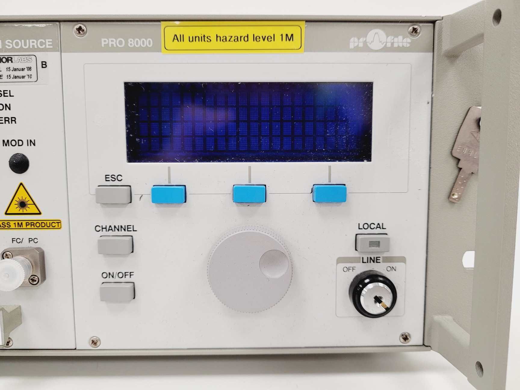 Image of Thorlabs Profile Pro 8000 Module Chassis with 6x WDM sources and Key Lab