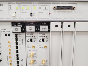 Thumbnail image of Agilent E8403A VXI Mainframe with N4872A, N4873A, E4809A, E84918 Modules Lab