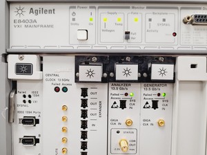 Thumbnail image of Agilent E8403A VXI Mainframe with N4872A, N4873A, E4809A, E84918 Modules Lab