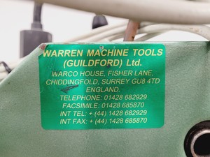 Thumbnail image of Warco 918 CQ918 Benchtop Lathe with Stand and Accessories 
