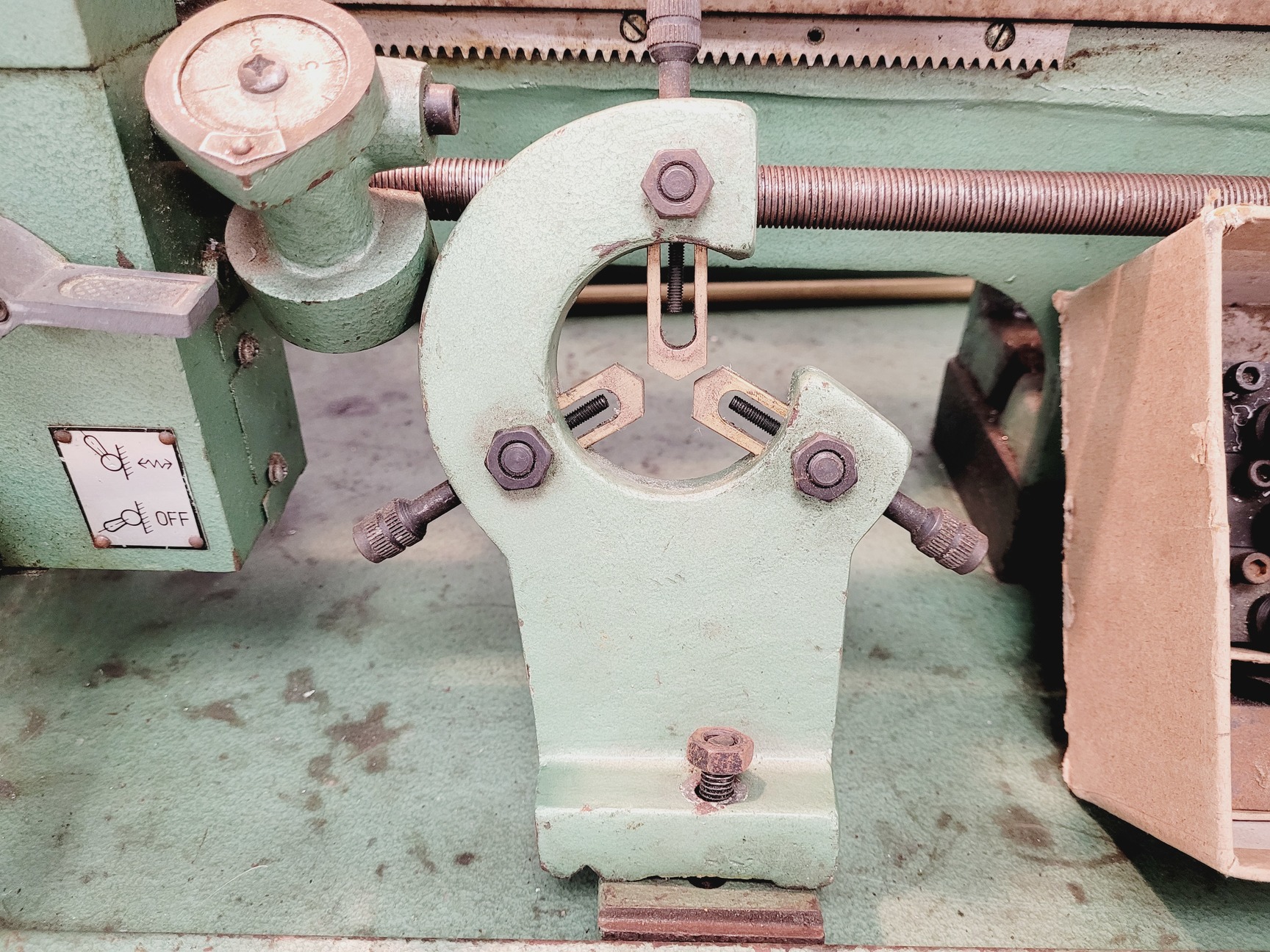 Image of Warco 918 CQ918 Benchtop Lathe with Stand and Accessories 