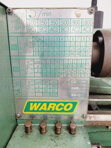 Thumbnail image of Warco 918 CQ918 Benchtop Lathe with Stand and Accessories 