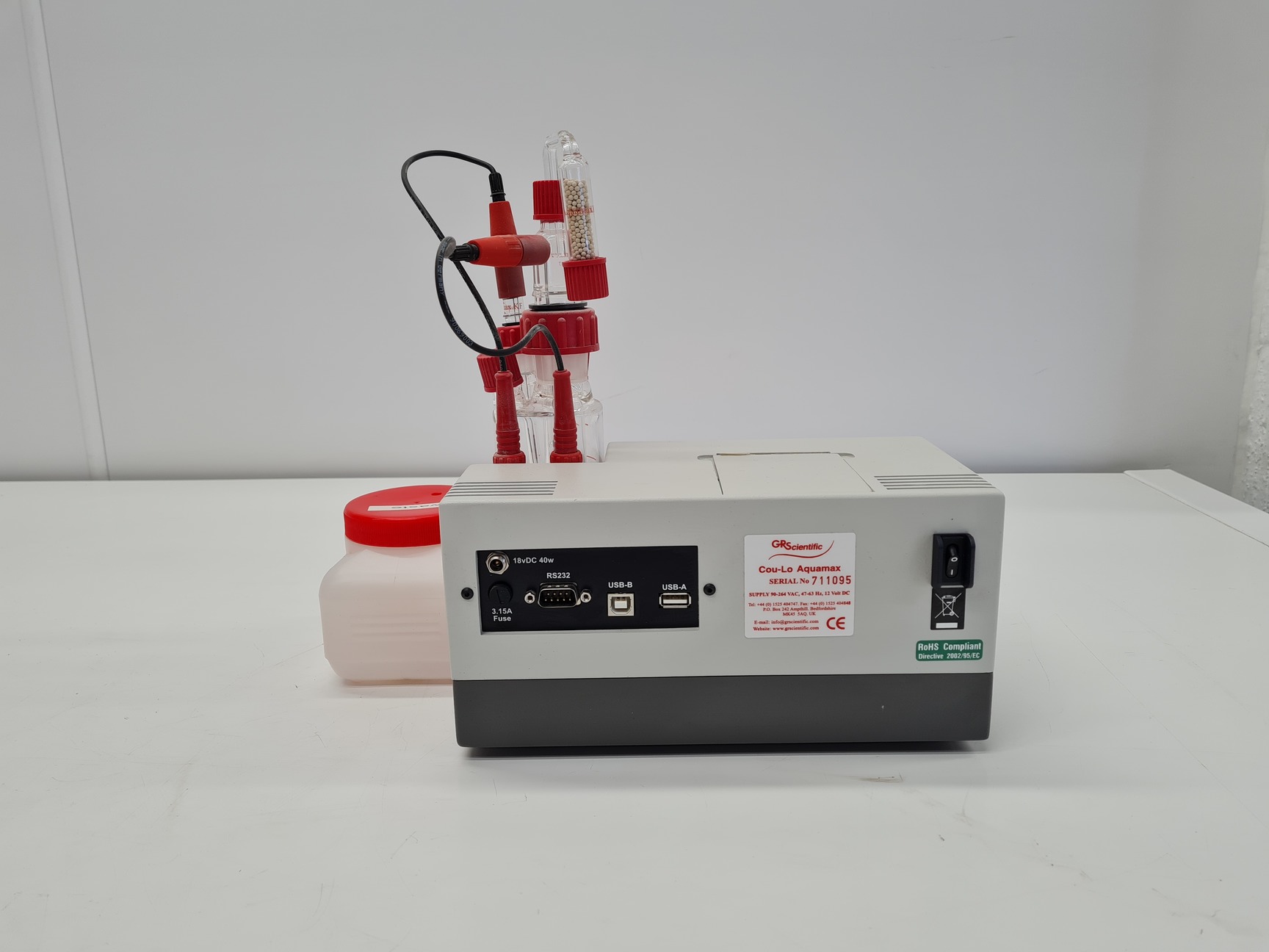 Image of GR Scientific Cou-Lo Auqamax Moisture Meter Coulometric Titrator Lab