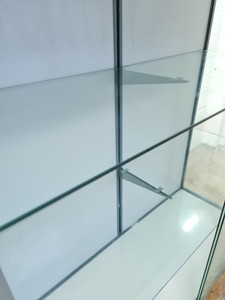Thumbnail image of Large Illuminated Glass Shop Display Cabinet 148x60x199