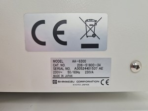Thumbnail image of Shimadzu AA-6300 Atomic Absorption Spectrophotometer System with Software Lab