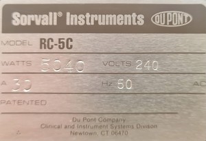 Thumbnail image of Sorvall RC5C Refrigerated Floor Standing Centrifuge Lab Spares/Repairs