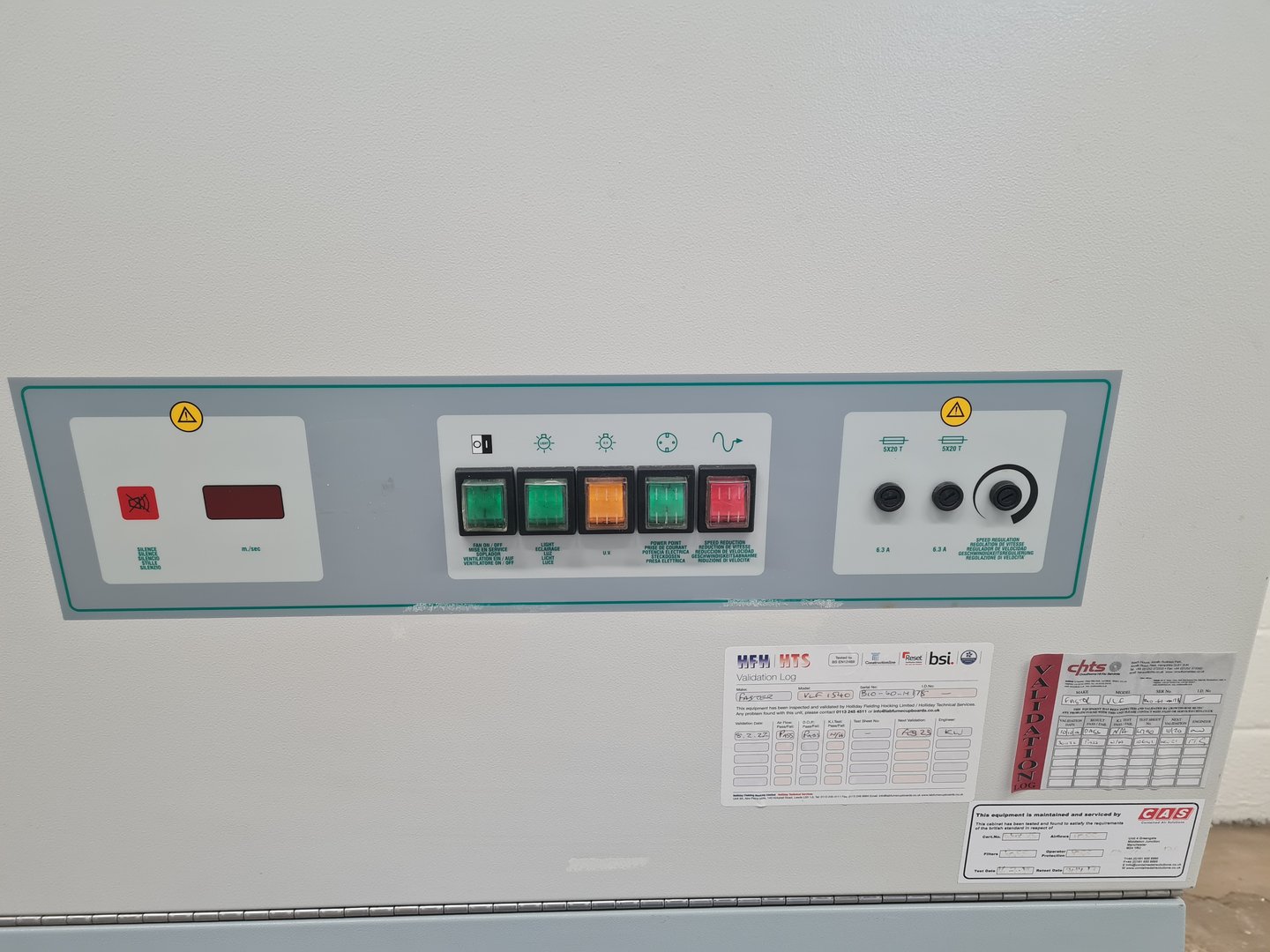 Image of Faster VLF 1540 Laminar Flow Cabinet with Stand Lab
