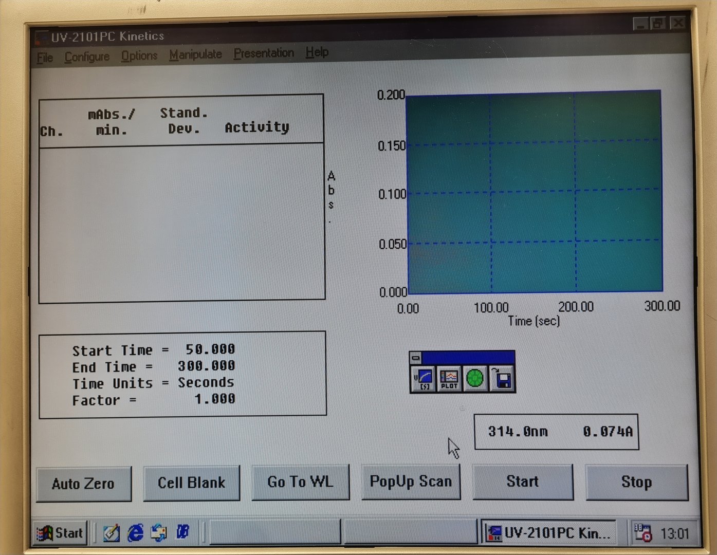 Image of Shimadzu UV-2101PC Spectrophotometer & PC with Software Lab