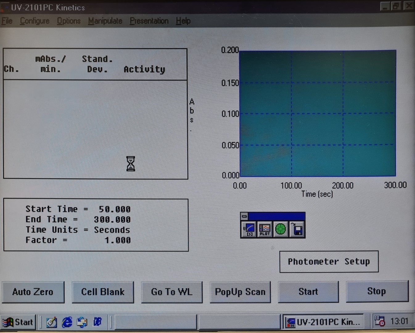 Image of Shimadzu UV-2101PC Spectrophotometer & PC with Software Lab