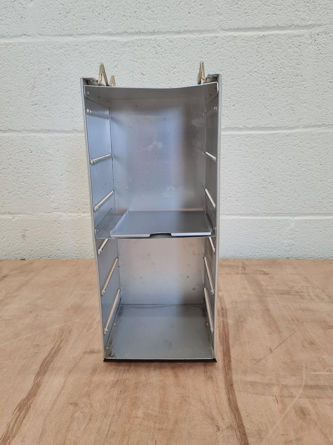Image of Job Lot of -80 Cryogenic Freezer Stainless Steel Storage Racks lab