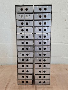 Thumbnail image of Job Lot of -80 Cryogenic Freezer Stainless Steel Storage Racks lab