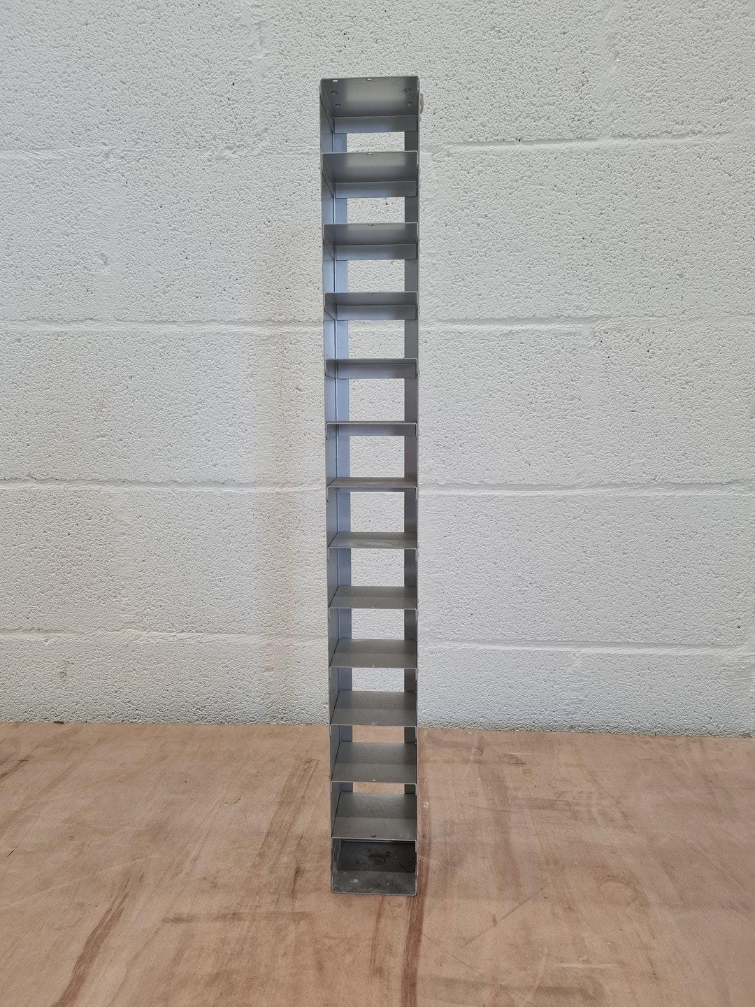 Image of Job Lot of -80 Cryogenic Freezer Stainless Steel Storage Racks lab