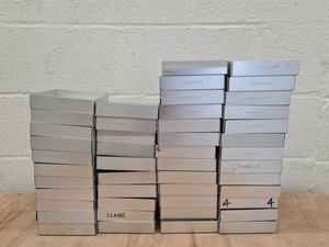 Thumbnail image of Job Lot of -80 Cryogenic Freezer Stainless Steel Storage Racks lab